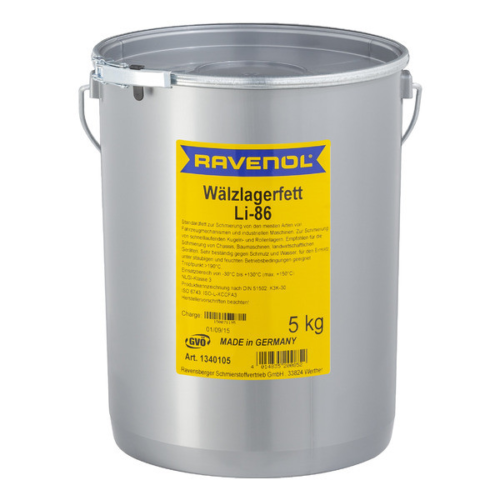 Пластичная смазка Ravenol Wаlzlagerfett LI-86 5 кг